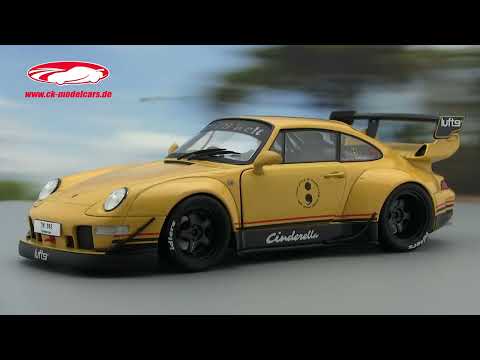 Solido 1:18 Porsche 911 (993) RWB Rauh-Welt Cinderella 2020 yellow