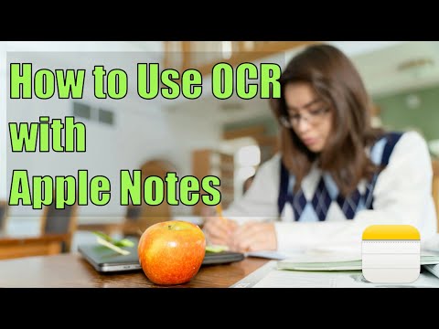 How to use OCR with Apple Notes