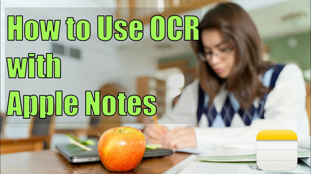 How to use OCR with Apple Notes