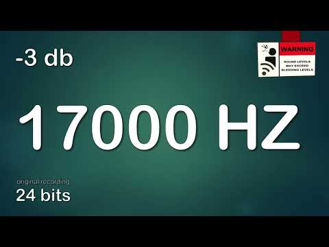 17000 Hz Prueba de Sonido | Que edad tienen tus oidos? | Test de Audición