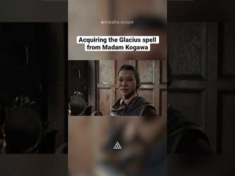 Acquiring the Glacius spell from Madam Kogawa #hogwartslegacy #harrypotter #glacius