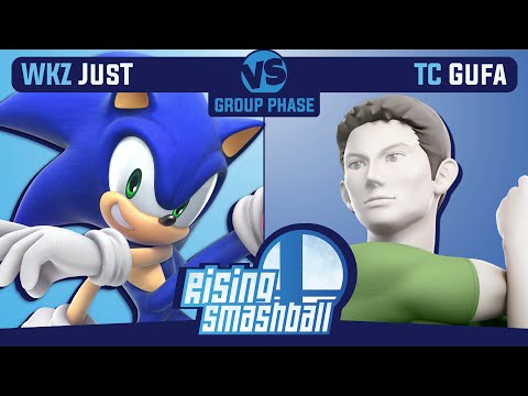 Rising Smashball #1 - WKZ | JusT (Sonic) vs. TC | Gufa (Wii Fit Trainer)
