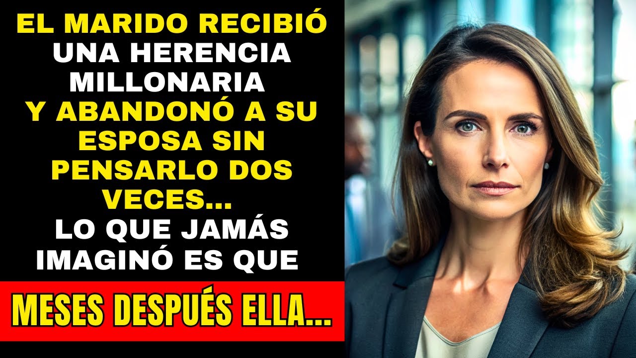 EL MARIDO RECIBIÓ UNA HERENCIA MILLONARIA Y ABANDONÓ A SU ESPOSA... HISTORIAS DE VIDA...