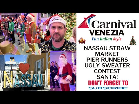 Thumbnail for Carnival Venezia Day 3 - Nassau, Ugly Sweater Contest, Christmas Carols, and White Party