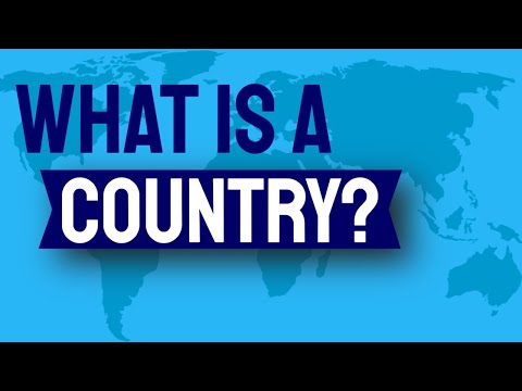 What is a country? | The 4 criteria to be a state