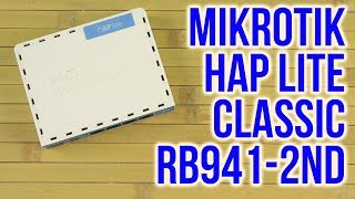 Mikrotik hAP lite classic (RB941-2nD) - відео 3