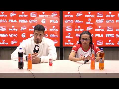 Rueda de prensa de Santa Fe Femenino tras su partido con Cali