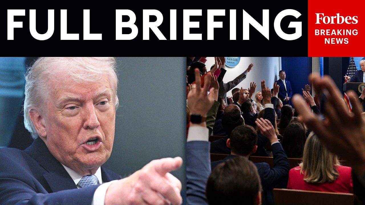 Video | BREAKING NEWS: President Trump Holds Press Briefing To Take Reporters' Questions About The Iran War