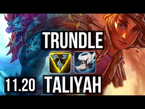 TRUNDLE vs TALIYAH (JUNGLE) (DEFEAT) | 3/1/5, 1.3M mastery | NA Master | v11.20