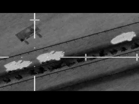 AC-130 Gunship In Action - ENEMY CONVOY DESTROYED - Fallujah Map - USAF - ARMA 3 MilSim