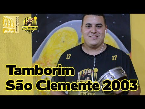 Desenho de tamborim | São Clemente 2003