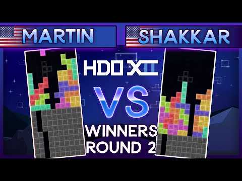 Hard Drop Open 12 - Martin Vs. Shakkar23 - Winners Round 2 TETR.IO Tournament