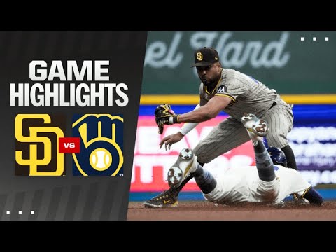 Padres vs. Brewers Game Highlights (4/15/24) | MLB Highlights