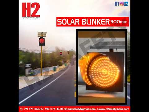 Solar Blinker Light of Aluminium Casting and ABS Clamp with Round Road  Reflector Manufacturer & Seller in Vadodara - Hesham Industrial Solutions