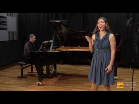 Mozart: aus "Cosi fan tutte" Arie der Fiordiligi: "Come Scoglio" Julia Rath Sopran