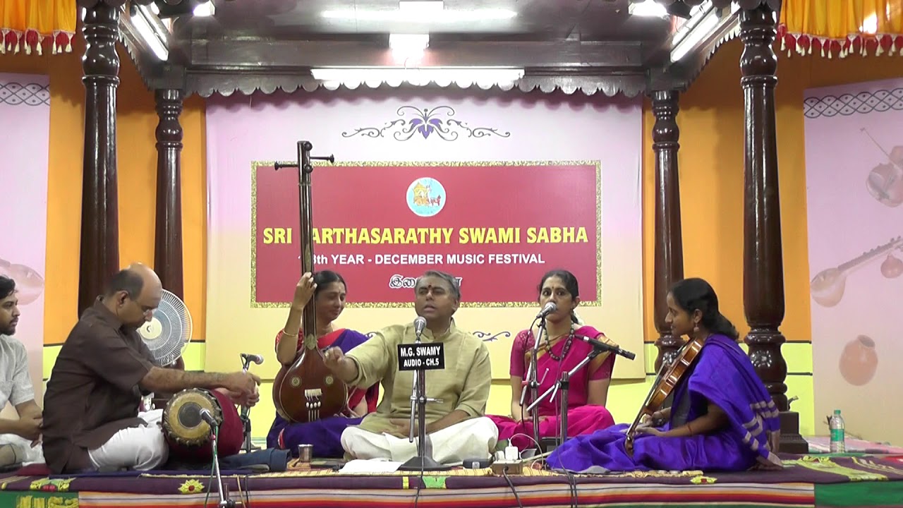 Lec Dem by R.K.Sriramkumar l December Music Festival 2018 l Sri Parthasarathy Swami Sabha