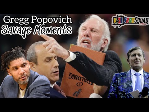 Gregg Popovich Savage & Funny Moments