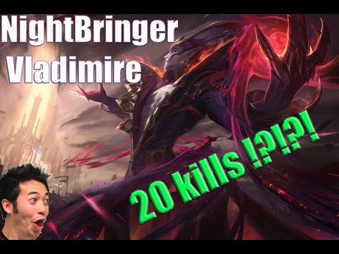 Nightbringer Vladimir s10 MOST BROKEN VLADIMIR BUILD  Best LoL Mid Gameplay/ Highlights!!!!