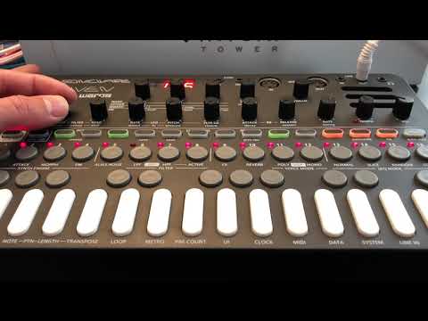 Sonicware LIVEN 8bit warps chiptune demo