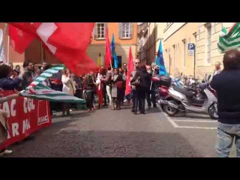 sciopero banca monte parma 18 aprile 2014