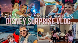 SURPRISING OUR KIDS WITH A TRIP TO DISNEY!! 🥹🤎 | first Disney trip experience + vacation vlog