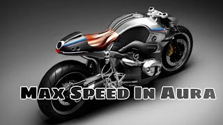 Aura bike Max speed Recorded speed Traffic rider