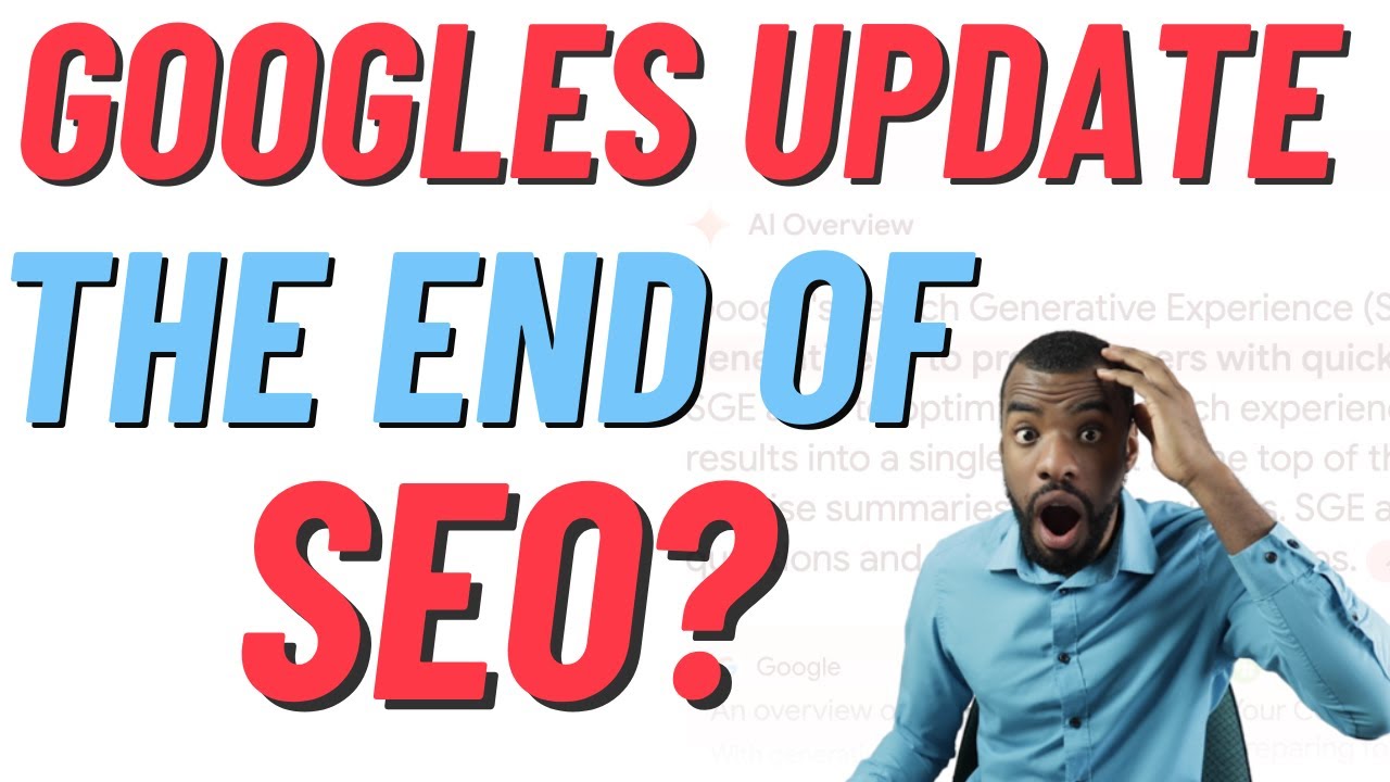Will SGE KILL SEO? | Google Search Generative Experience & How It Will Change SEO! | AI Overview