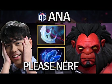 OG.ANA SMURF AXE - PLEASE NERF - DOTA 2 7.29 GAMEPLAY