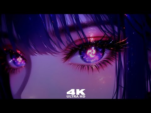 2 Hours loop - 4k HD - Anime Girl Eyes - Live Wallpaper & Screensaver #anime #livewallpaper