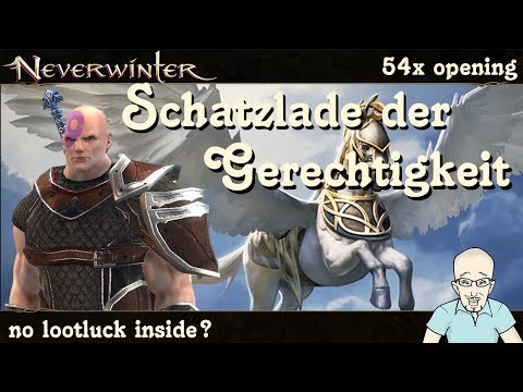 NEVERWINTER: 54x Schatzlade der Gerechtigkeit öffnen - 54 Tage VIP Schlüssel -Showcase- PS4 deutsch