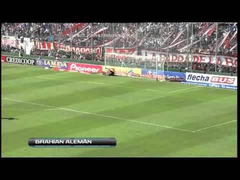 Gol de Alemán. Unión 1 San Carlos 0. Fecha 1 . Torneo B Nacional. Fútbol Para Todos