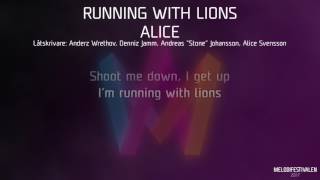 Alice - "Running With Lions"
