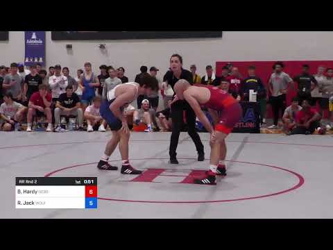 65 Kg Rr Rnd 2 - Brock Hardy, Nebraska Wrestling Training Center Vs Ryan Jack, Wolfpack Wrestling