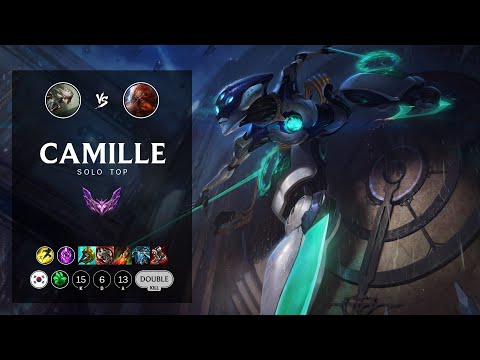Camille Top vs Gragas - KR Master Patch 12.14