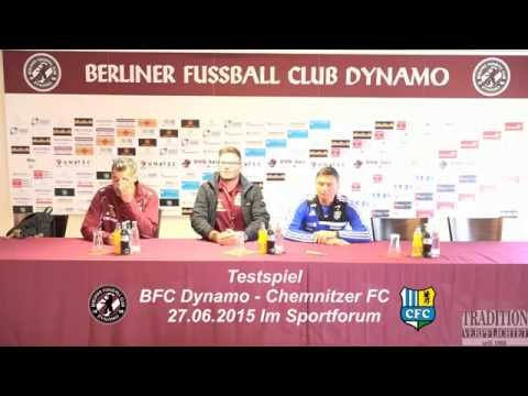 Testspiel BFC Dynamo-Chemnitzer FC im Sportforum Berlin Hohenschönhausen am 27.06.2015