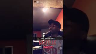 MHD en plein délire au studio c’ du fuego🔥🔥