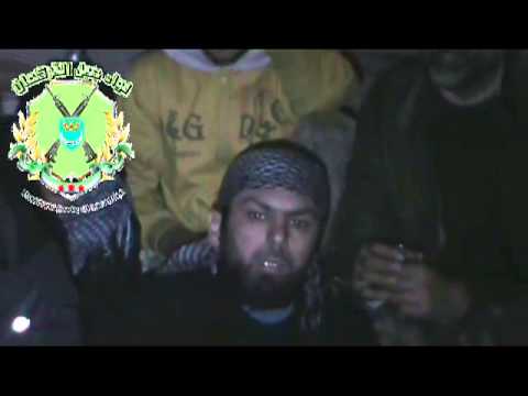 سهرة ثورية لمقاتلي لواء جبل التركمان في أحد معسكراتهم في جبل التركمان ريف اللاذقية