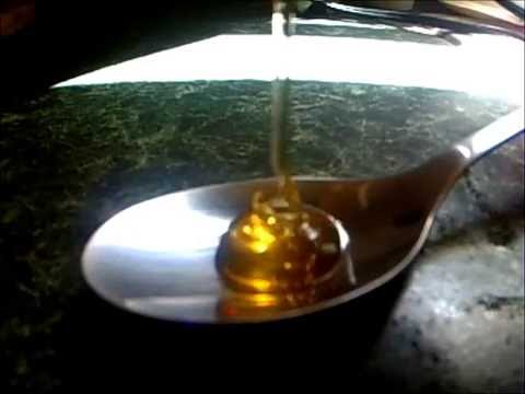 Highspeed Honey Action: Honey Coils on High Speed Camera