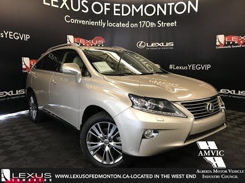 Used Tan 2014 Lexus RX 350 Touring Package Walkaround Review Stettler Alberta