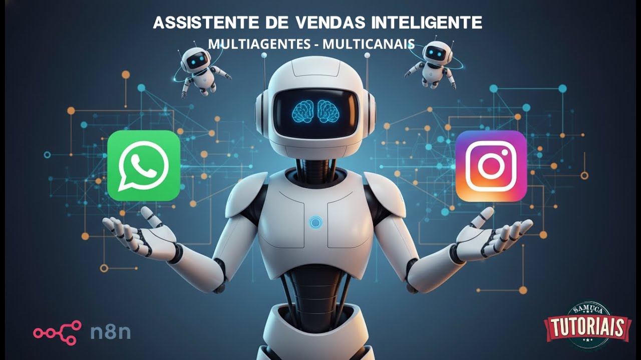 N8N Avançado: Como Construir um Agente de Vendas com IA Multi-Canal | RAG + FSM + Model Selector