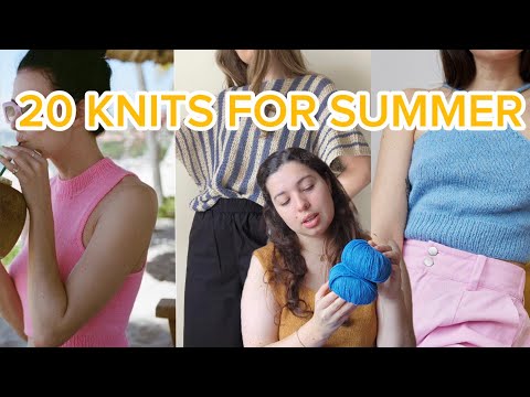 20 Summer Knitting Patterns for all Abilities