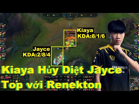 Kiaya Hủy Diệt Jayce Top Rank Hàn Với Renekton Cực Hay/Thách Đấu Hàn