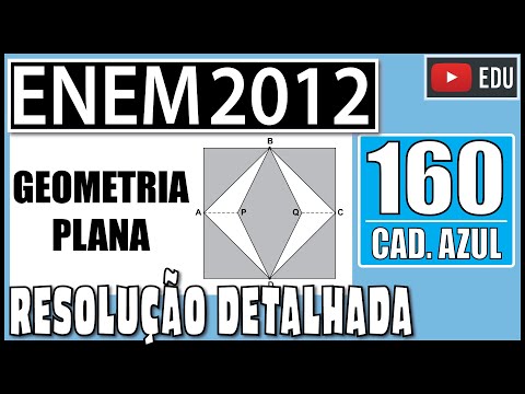 [ENEM 2012] 160 📘 GEOMETRIA PLANA - Para decorar a fachada de um edifício, um arquiteto projetou a