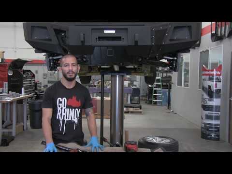 Go Rhino BR5.5 Bumper Replacement Installation on 2016+ Chevy Silverado 1500 (24174T)