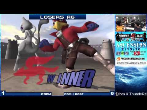 "Ascension 2/13/16" - prem (Falco) v. Dad? (Mewtwo) - Losers Quarters