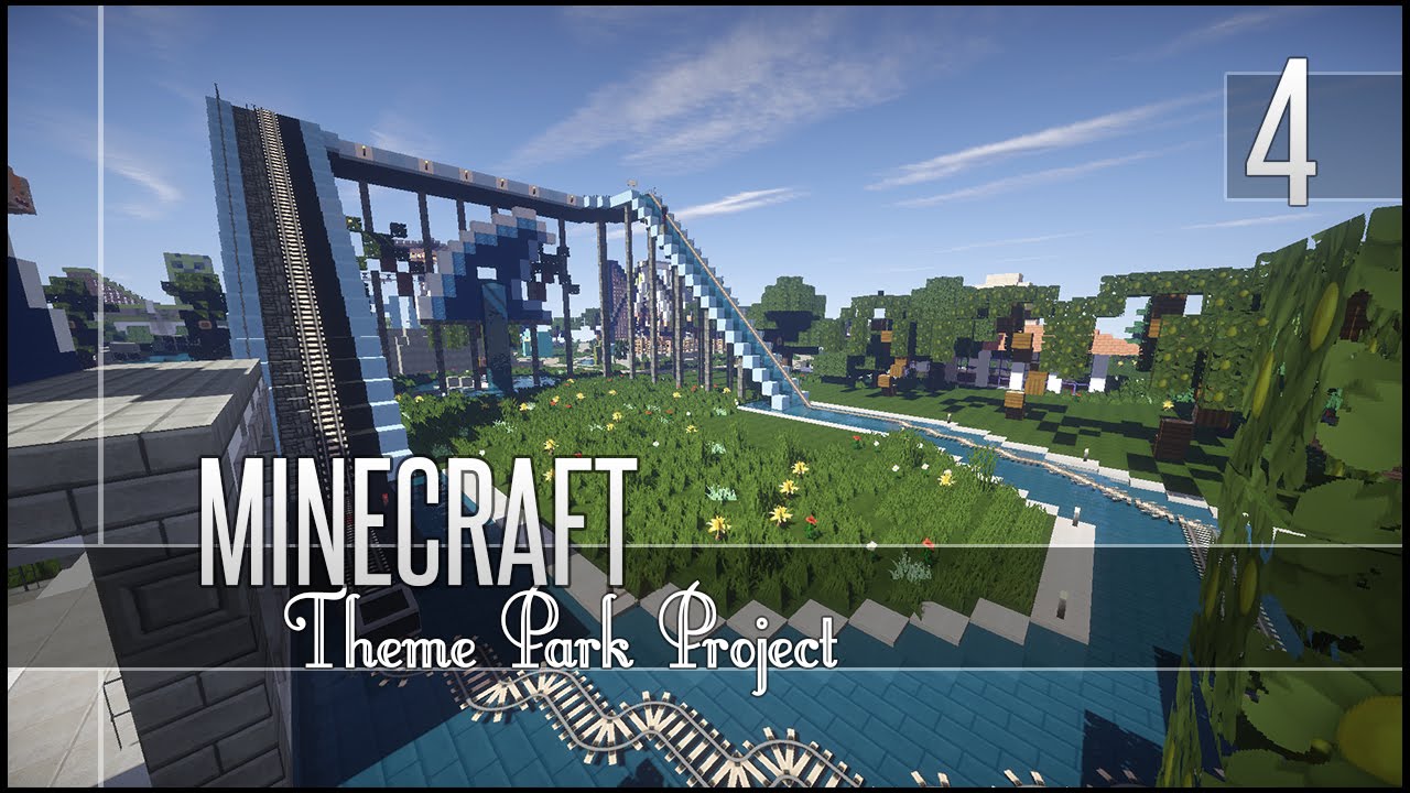 Minecraft: Lets Build - Theme Park - Part 4