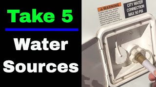 Take 5: Water Sources in a NuCamp Tab 400