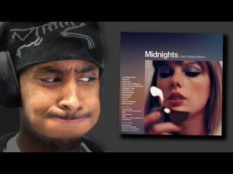 listening to midnights by taylor swift for the first time