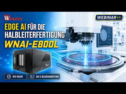 Edge AI Computing Plattform für die Halbleiterfertigung | Winmate WNAI-E800L
