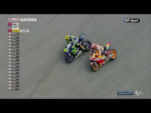 15 overtakes and a controversial crash in epic Rossi v Marquez battle